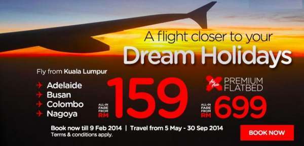 AirAsia X Dream Holidays Promotion