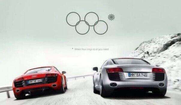 Audi. When four rings is all you need.