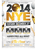 NYE Party 3 | Flyer + FB Cover - 9