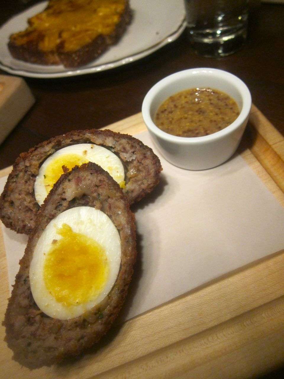 I’m not sure I’m really a fan of the Scotch egg, although this one is exceptional.