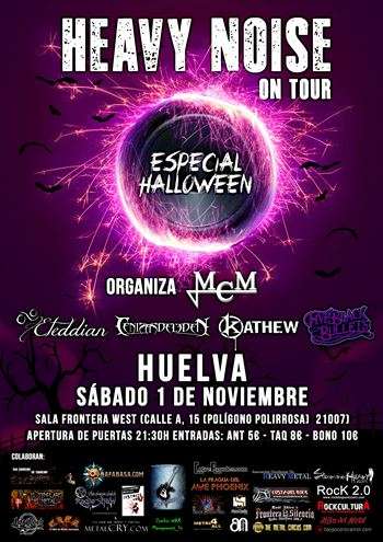 Heavy Noise On Tour cartel Huelva