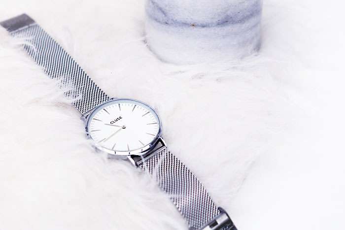 gift guide for him/her - cluse watch, marble - justlikesushi.com