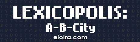 Lexicopolis A-B-City Logo