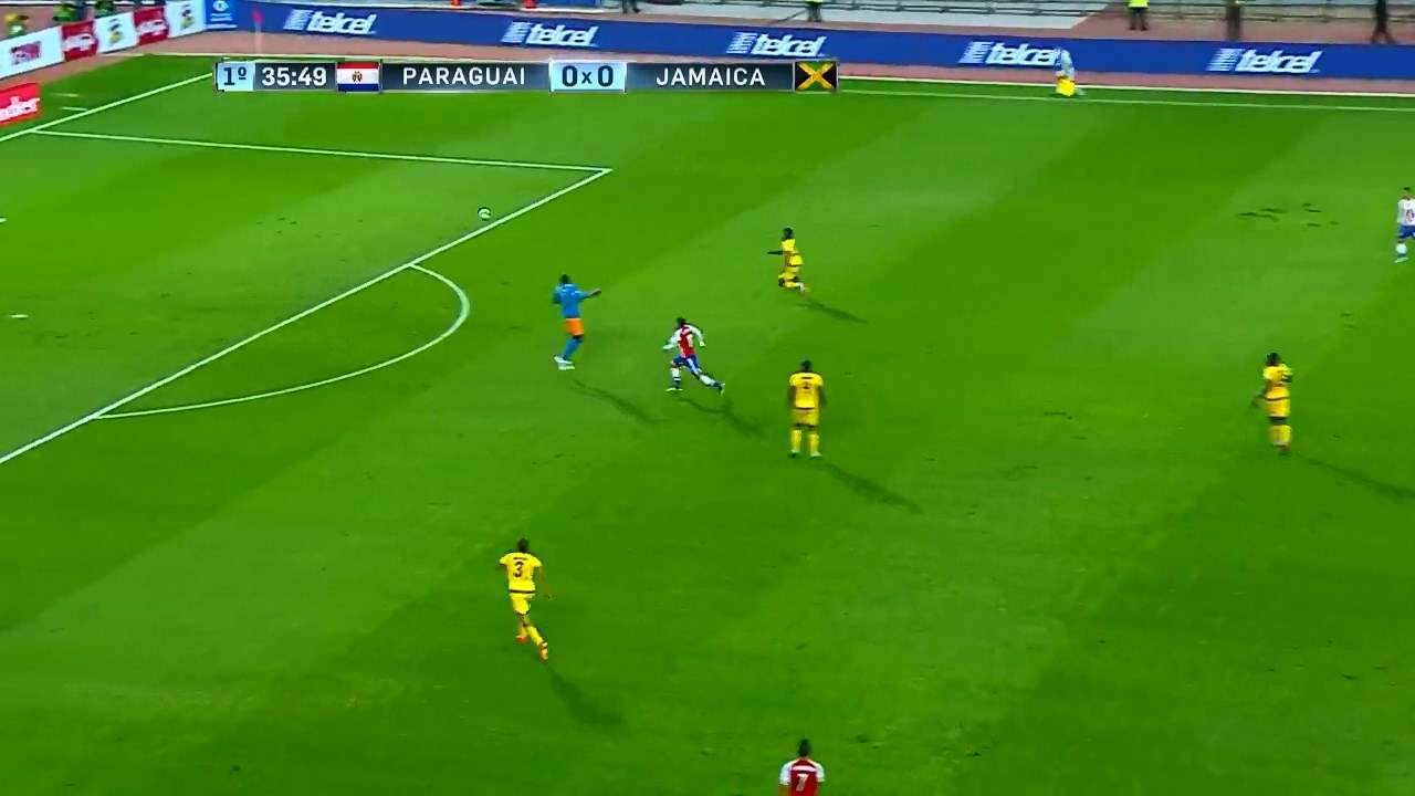 Copa America 2015 Paraguai Jamaica Victor Cáceres Duwayne Kerr Edgar Benítez Goal