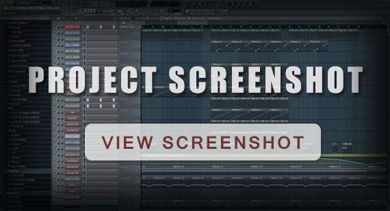 FL Studio Screenshot Of The Project / Template