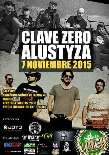 Clave Zero + Alustyza Madrid cartel