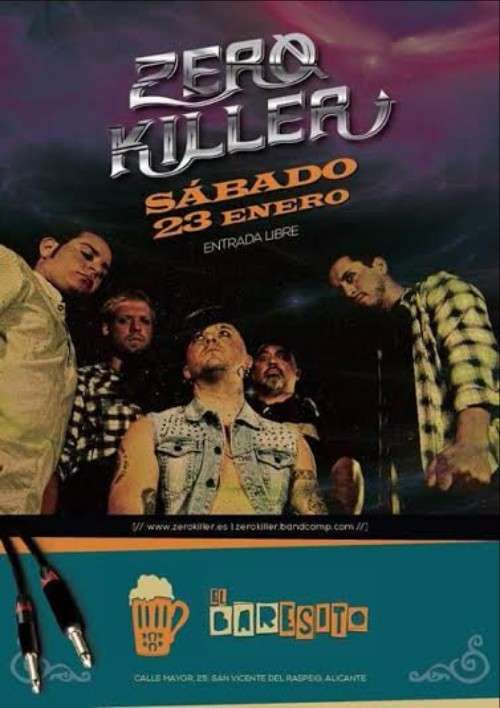 Zero Killer Alicante cartel