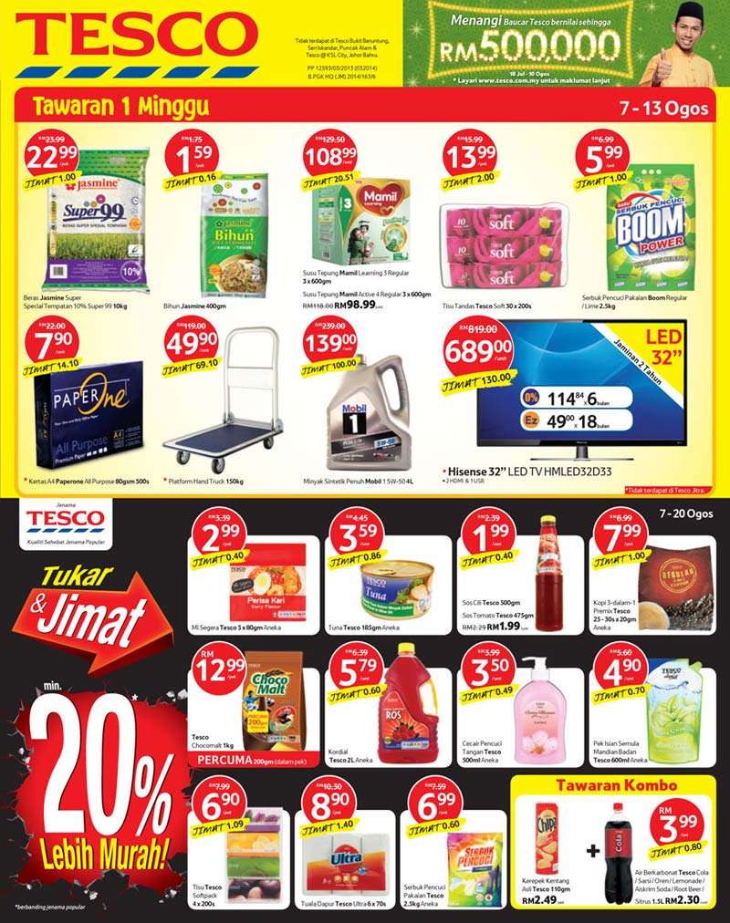 Tesco Weekly Catalogue (7 August - 13August 2014)