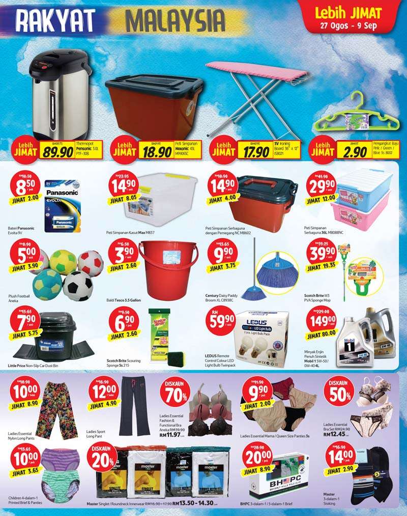 Tesco Malaysia Weekly Catalogue (27 August - 2 September 2015)