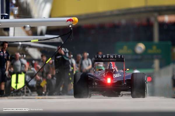 Daniel Ricciciardo Red Bull Racing F1 2014 Interlagos Brazil