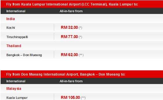 AirAsia Free Seats Promotion Fares Details