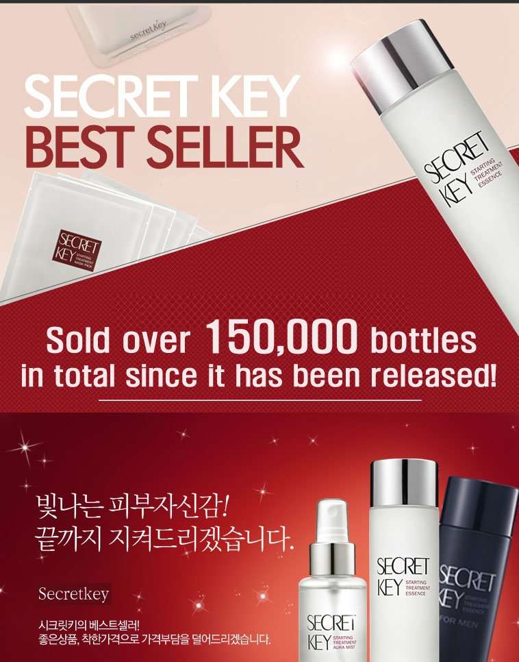 [SECRET KEY]Secretkey Starting Treatment Essence 150ml Compare with SK2 Famous Pitera