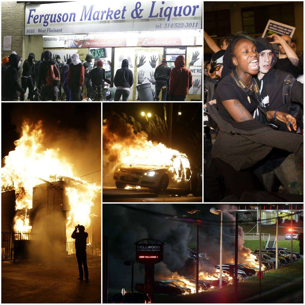Fires in Ferguson