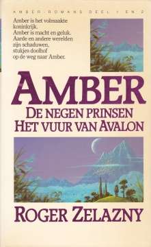 Voorzijde omslag van "Amber - 1 & 2 - De negen prinsen & Het vuur van Avalon"