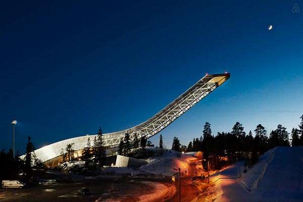 Holmenkollen - Penthouse on a Ski Jump (Oslo/Norway)