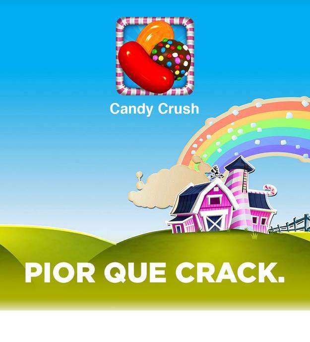 Candy Crush. Pior que crack.