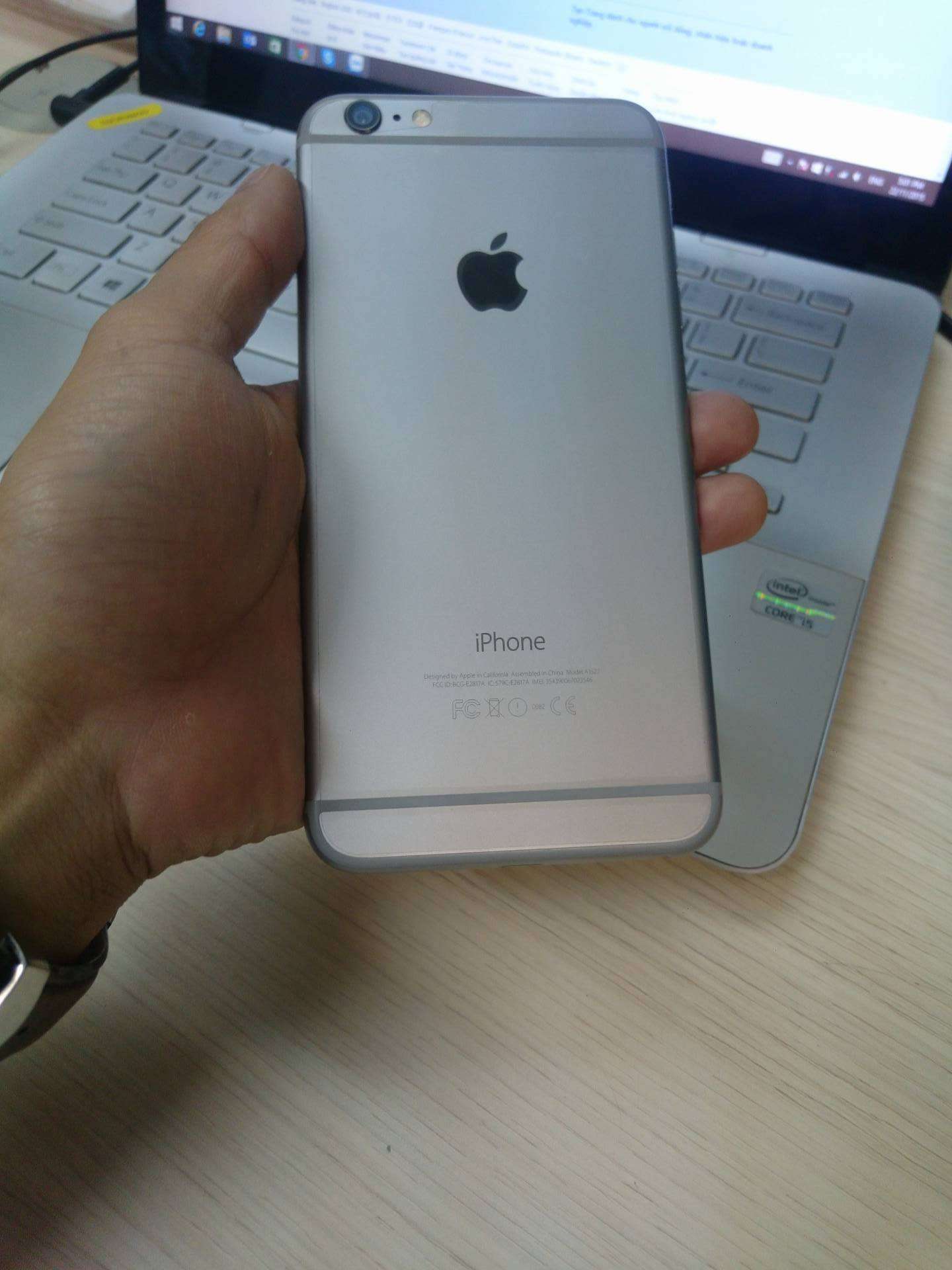 Iphone 6 Plus 64G Grey fullboxx - 1