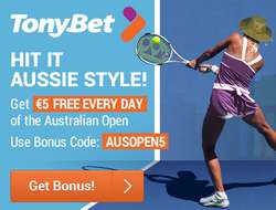 australian open 2016 5€ free bet