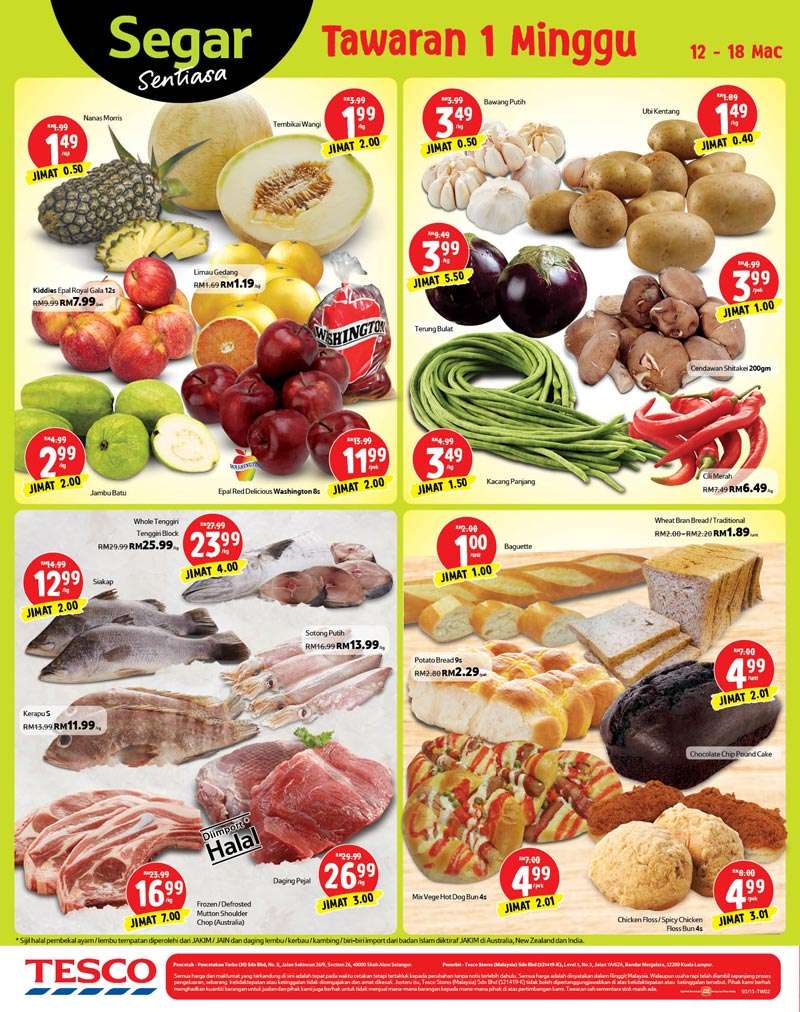 Tesco Malaysia Weekly Catalogue (12 March - 18 March 2015)