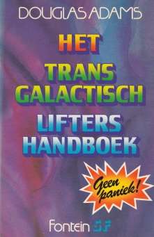 Voorzijde omslag van "Het transgalactisch liftershandboek"