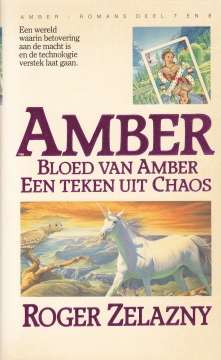 Voorzijde omslag van "Amber - 7 & 8 - Bloed van Amber & Een teken uit Chaos"