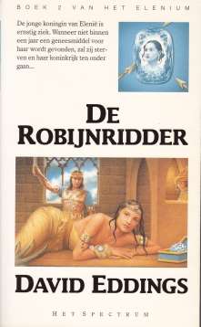 Voorzijde omslag van "Boek 2 van het Elenium - De Robijnridder"