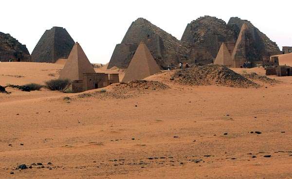 The Pyramids of Meroë (Sudan)
