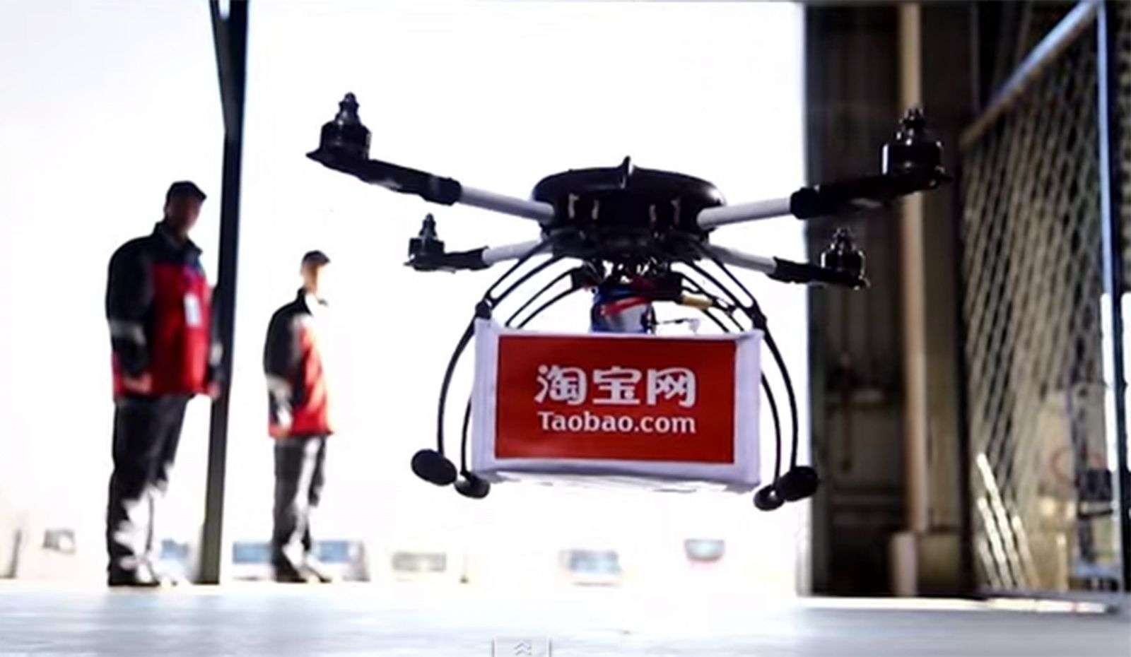 alibaba drone bezorging