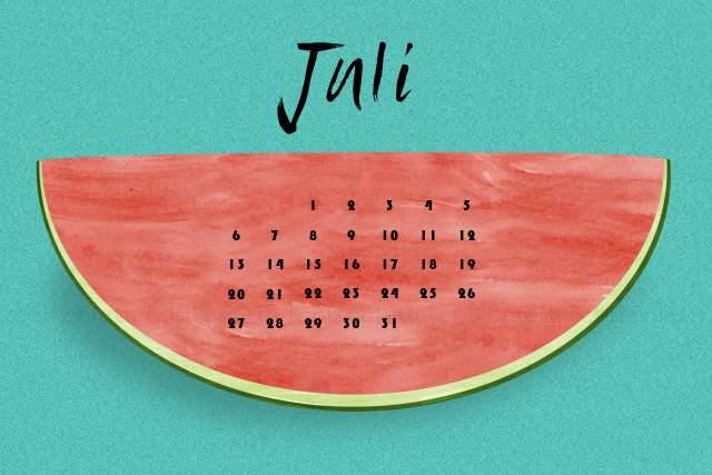 Wallpaper Juli 2015 - Summer Melone