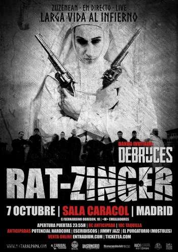 Rat-Zinger - cartel Madrid