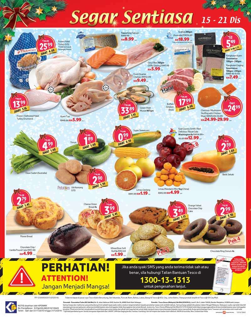Tesco Malaysia Weekly Catalogue (15 December - 21 December 2016)