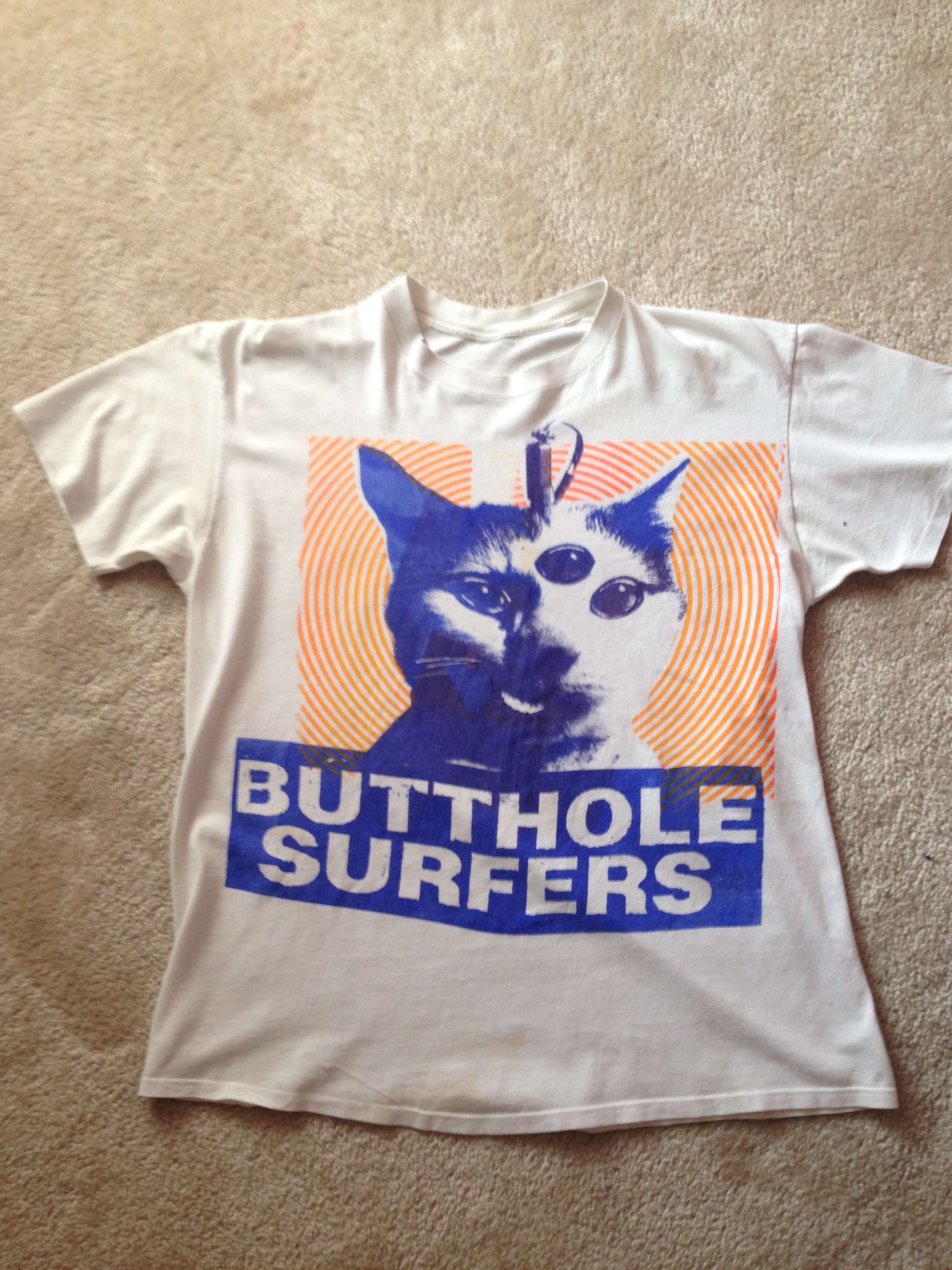 Butthole Surfers Tshirt: 3 Eyed Cat - Vintage T-Shirt Forum