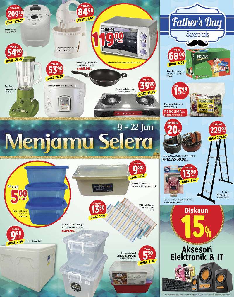 Tesco Malaysia Weekly Catalogue (9 June - 15 June 2016)