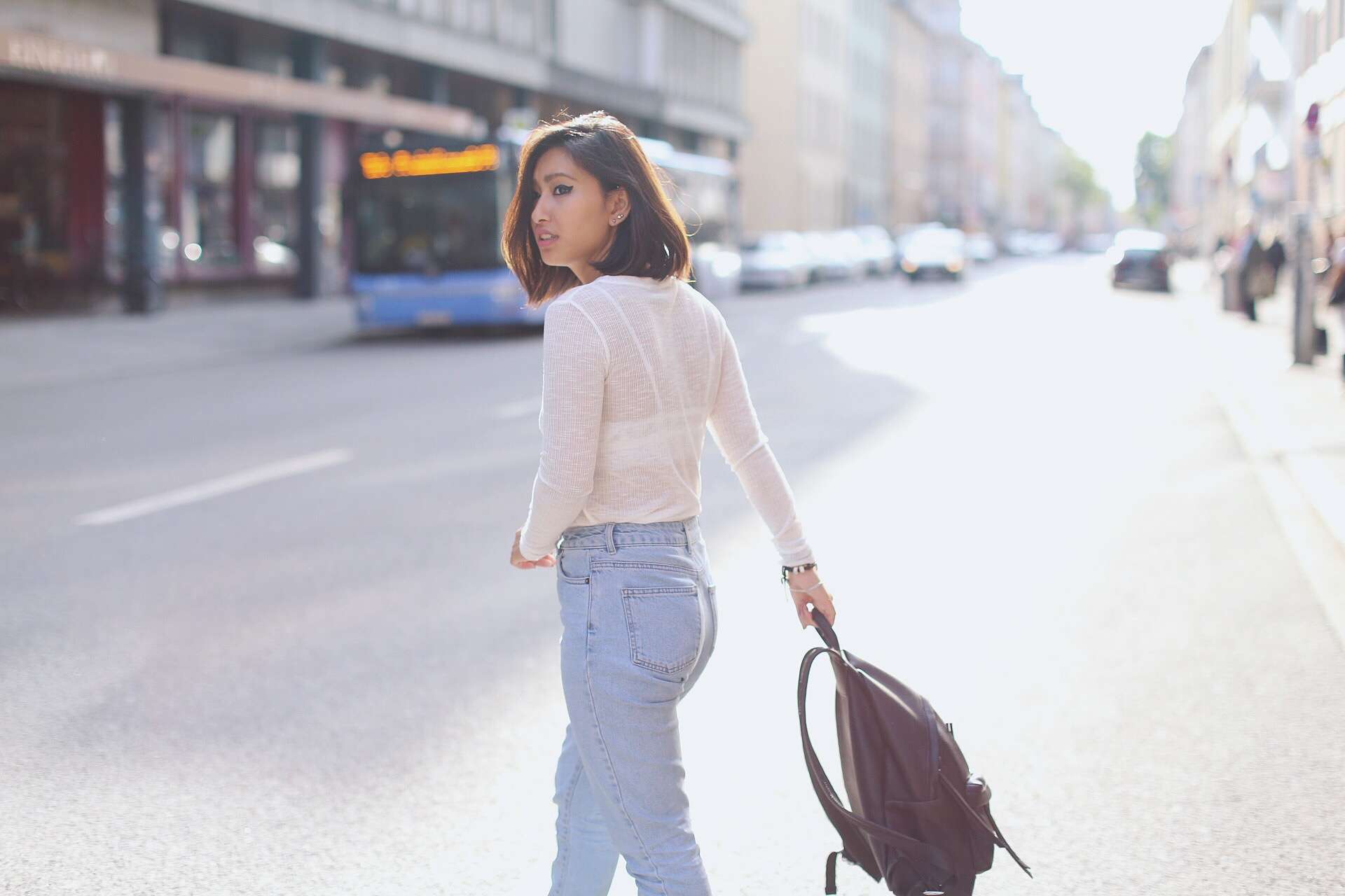 jeans taille haute subdued blog mode