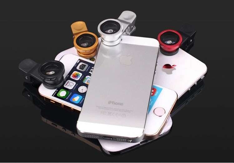 Hai bộ ống kính rời cho iPhone, Adroid