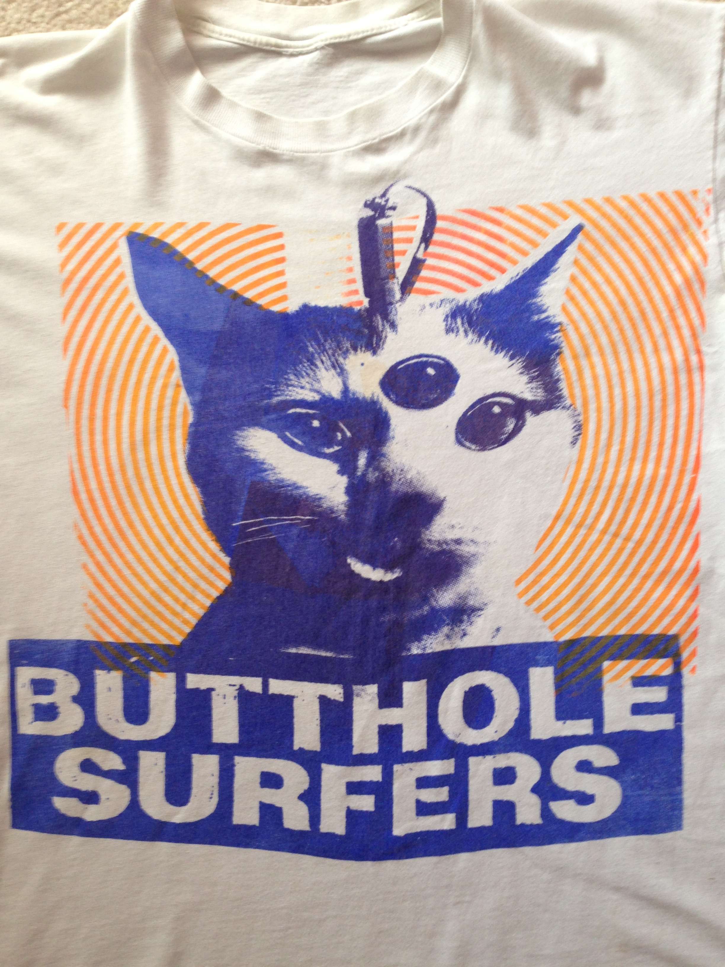 Butthole Surfers Tshirt: 3 Eyed Cat - Vintage T-Shirt Forum