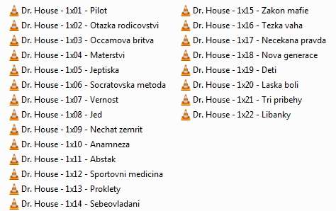 Re: Dr. House / House M.D. / CZ Koš