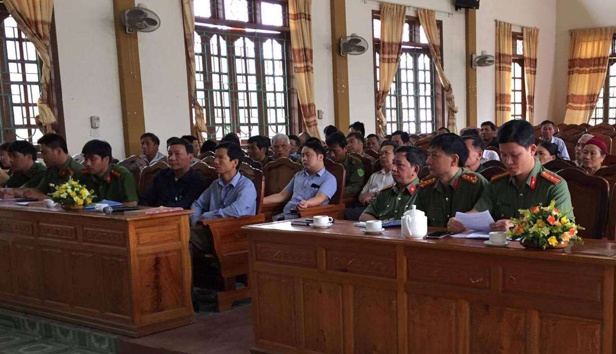 Công an Thạch Hà tổ chức Diễn đàn lắng nghe ý kiến của nhân dân tại xã Thạch Vĩnh