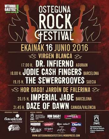 Osteguna Rock Festival - cartel