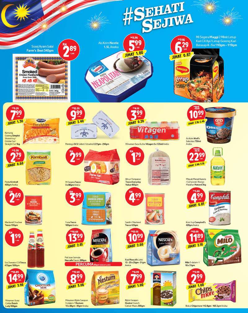 Tesco Malaysia Weekly Catalogue (18 August - 24 August 2016)