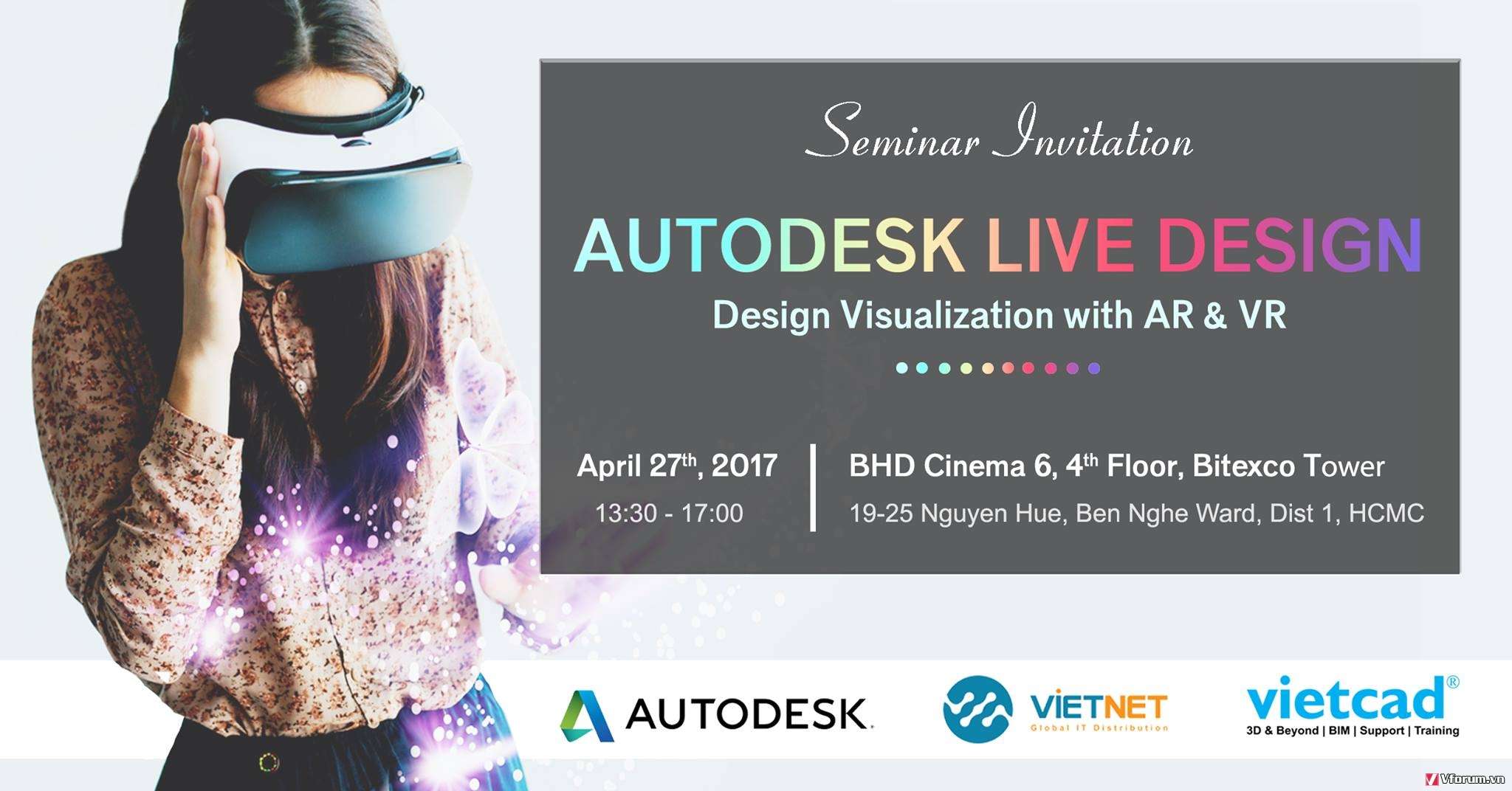 [Sự kiện] Autodesk LIVE Design - Design Visualization with AR and VR