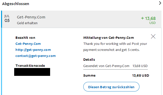 get-penny payment proof