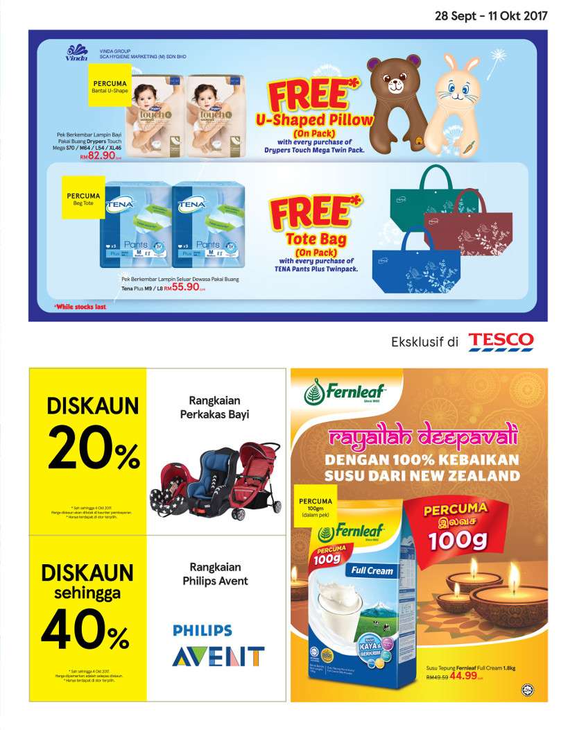 Tesco Malaysia Weekly Catalogue (28 Sep 2017 - 04 Oct 2017)