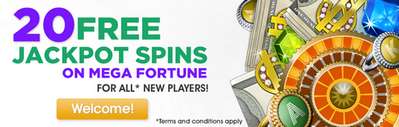 SirJackpot 20 no deposit free spins netent