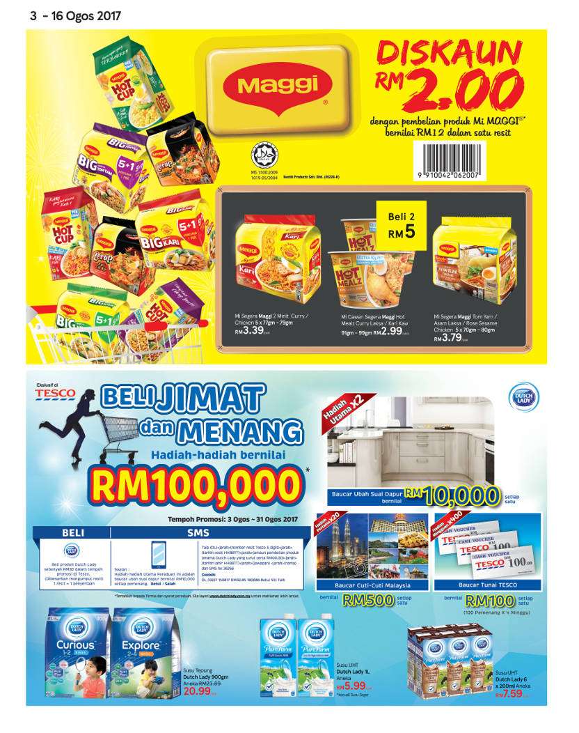 Tesco Malaysia Weekly Catalogue (3 Aug 2017 - 9 Aug 2017)
