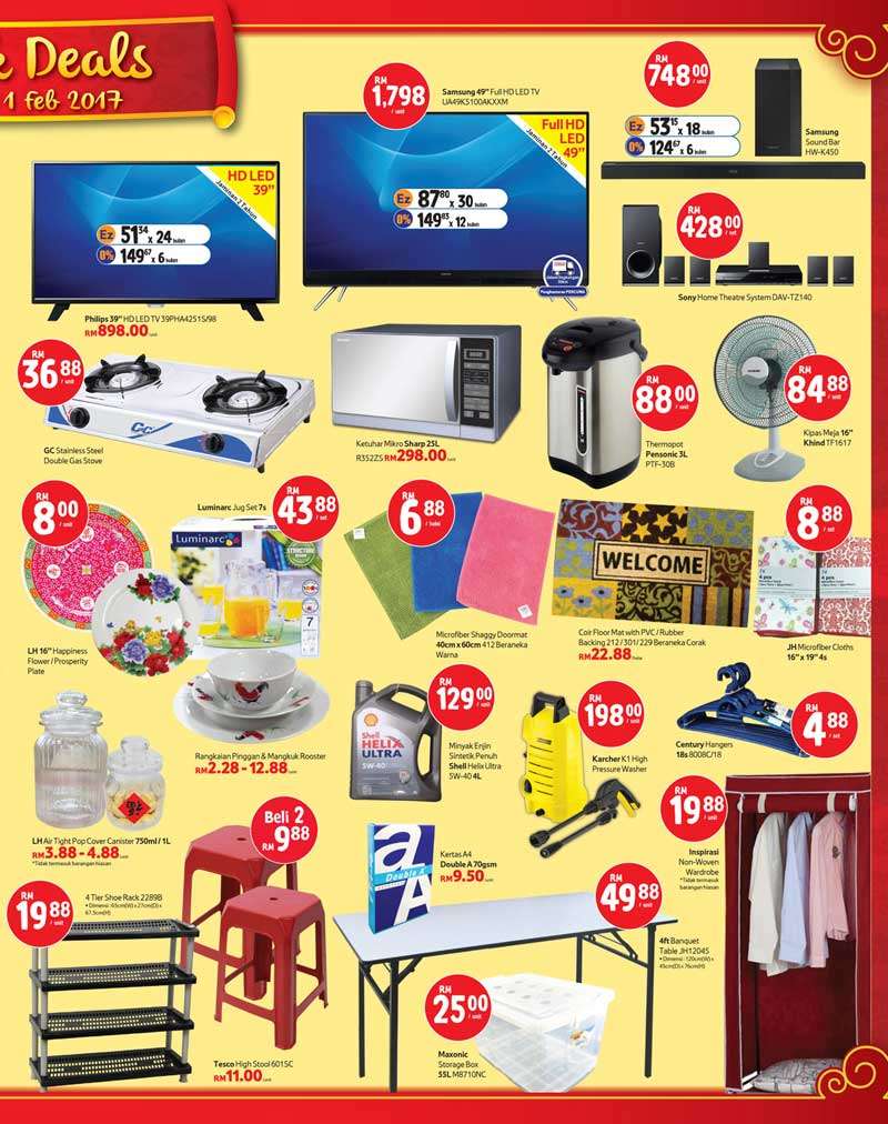 Tesco Malaysia Weekly Catalogue (26 January 2017 - 1 February 2017)