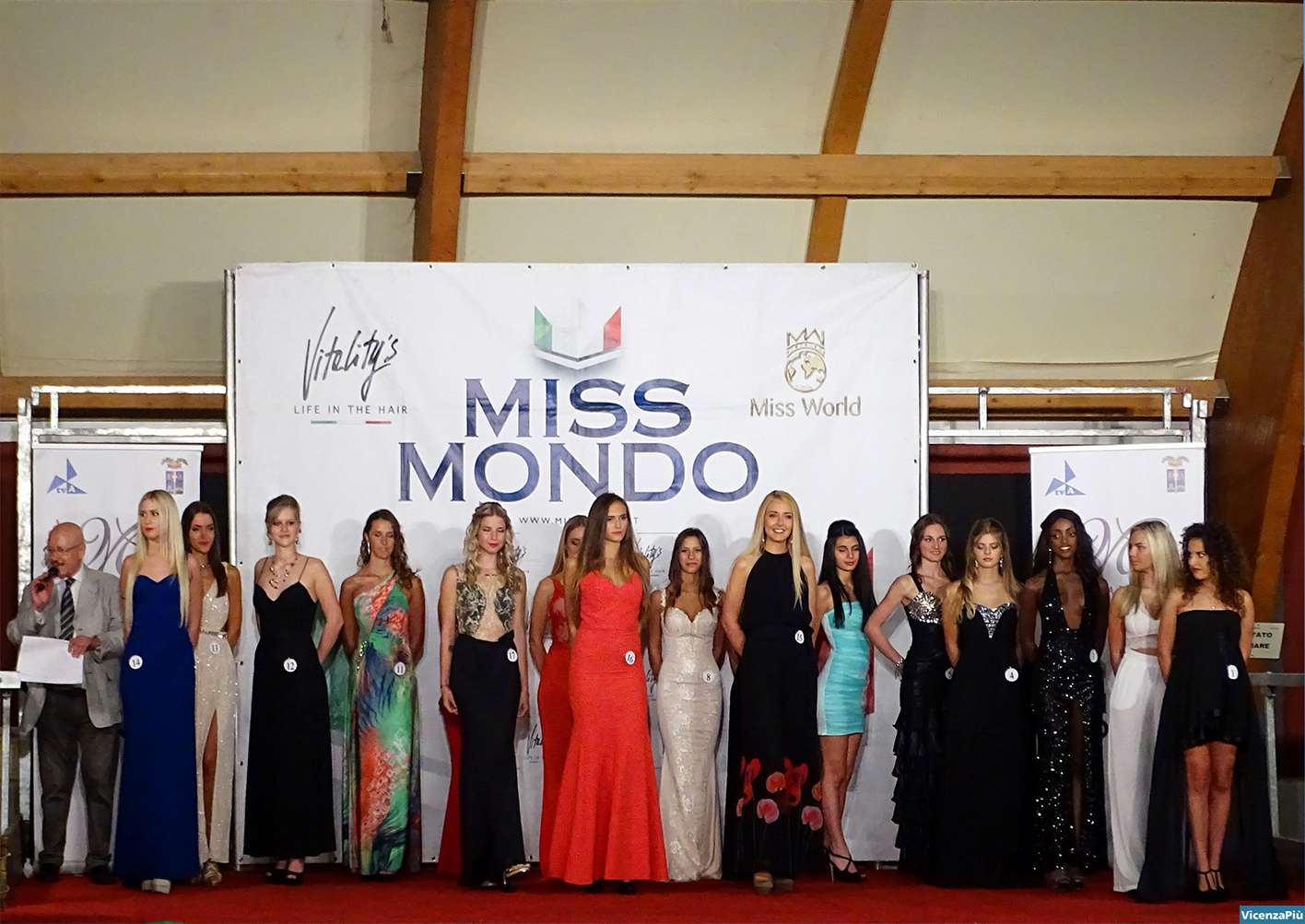 Le partecipanti a Miss Vicenza