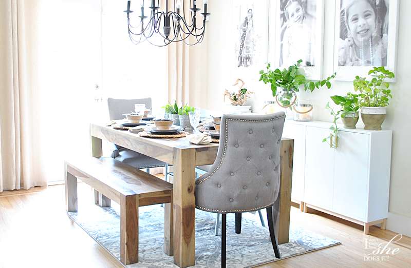 Refresh your dining room with some basic pieces