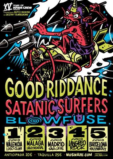 Good Riddance + Satanic Surfers + Blowfuse