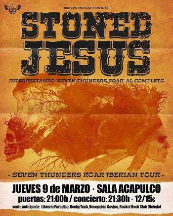 Stoned Jesus - cartel Gijón